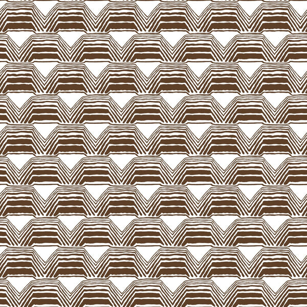 Dunas - Chocolate White By Gaston Y Daniela | Gaston Libreria | Modern Wallcovering Print