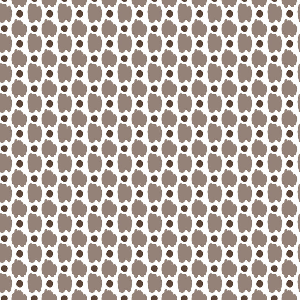 Samples and Purchasing available for Spots - Chocolate Camel By Gaston Y Daniela | Gaston Libreria |Modern Animal Skins Wallcovering Print at Designer Wallcoverings and Fabrics