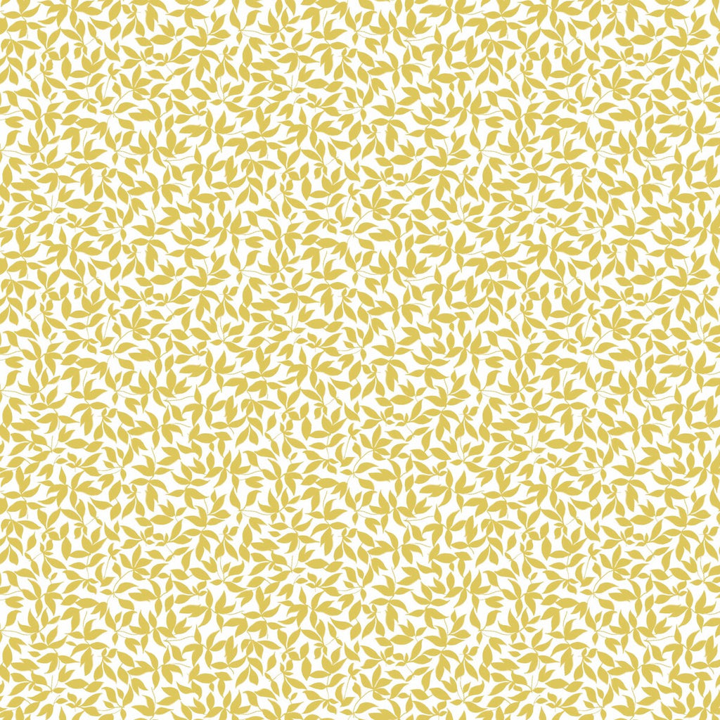 Samples and Purchasing available for Hiedra - Mostaza Gold By Gaston Y Daniela | Gaston Libreria |Botanical & Floral Small Scale Wallcovering Print at Designer Wallcoverings and Fabrics
