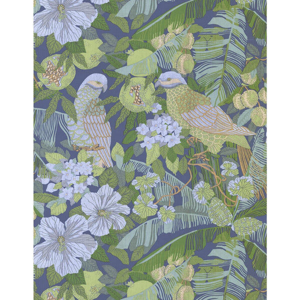 Morris - Original Purple By Gaston Y Daniela | Gaston Libreria |Animal/Insects Tropical Wallcovering Print