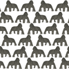 Gorila Wp - 1 White By Gaston Y Daniela | Gaston Algo De Jaime |Animal/Insects Novelty Wallcovering Print