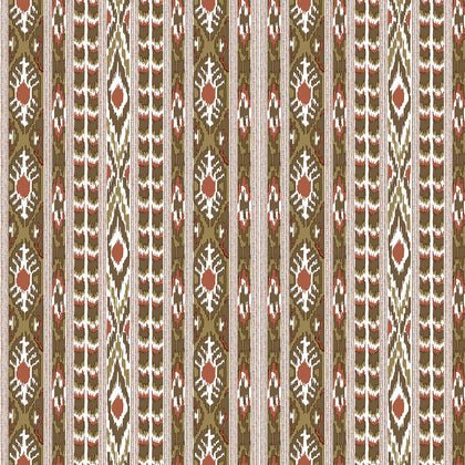 Apache - Ocre Yellow By Gaston Y Daniela |  |Ikat/Southwest/Kilims  Wallcovering Print