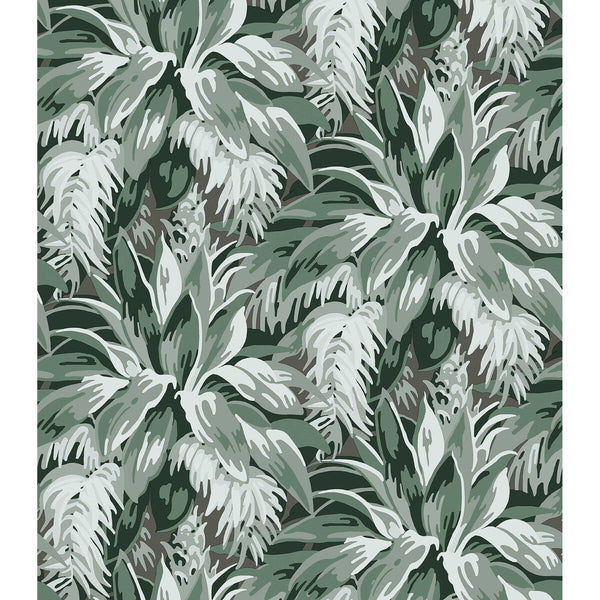 Panamericana - Verde/Marron Green By Gaston Y Daniela | Gaston Origen Dos | Botanical & Floral Wallcovering Print