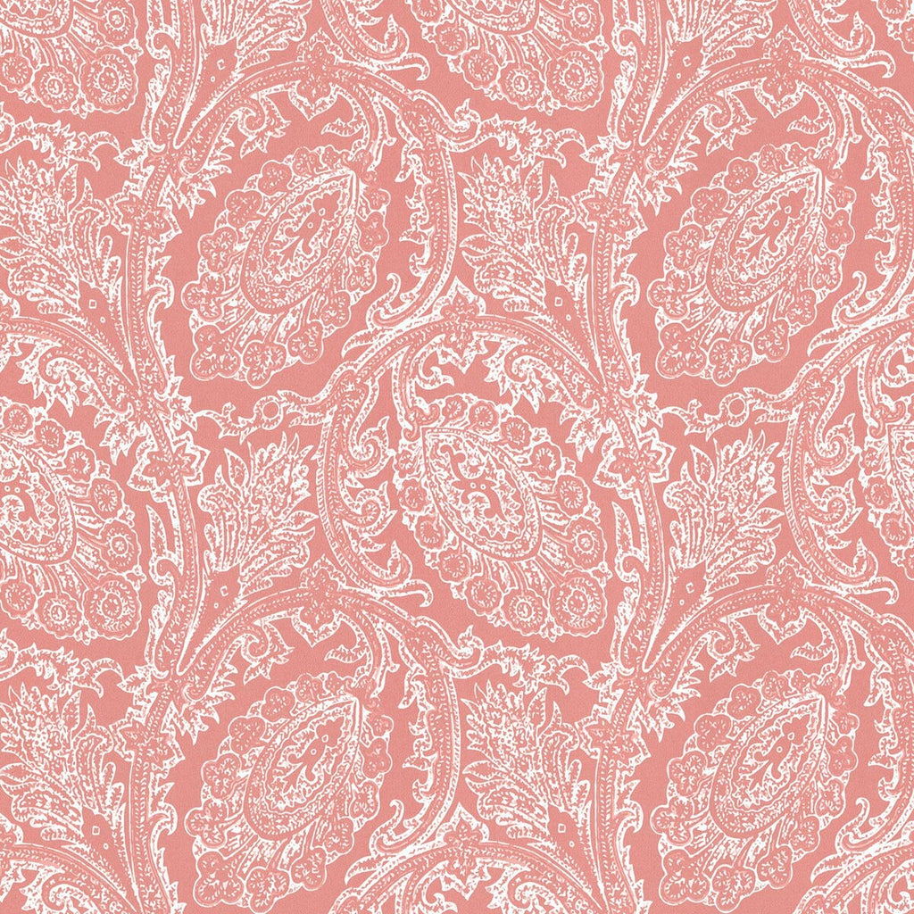 Samples and Purchasing available for Cadaques - Teja Pink By Gaston Y Daniela | Gaston Serendipia | Paisley Wallcovering Print at Designer Wallcoverings and Fabrics