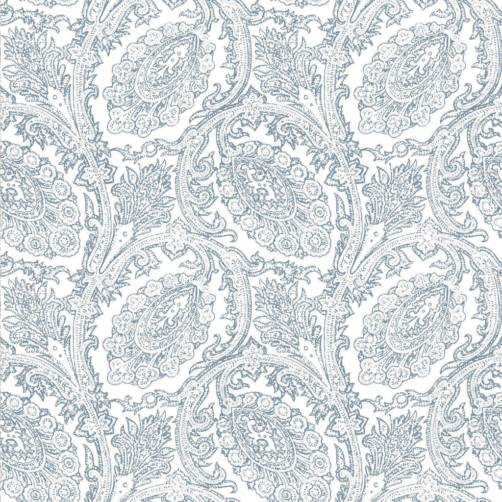 Samples and Purchasing available for Cadaques - Gris Grey By Gaston Y Daniela | Gaston Serendipia | Paisley Wallcovering Print at Designer Wallcoverings and Fabrics