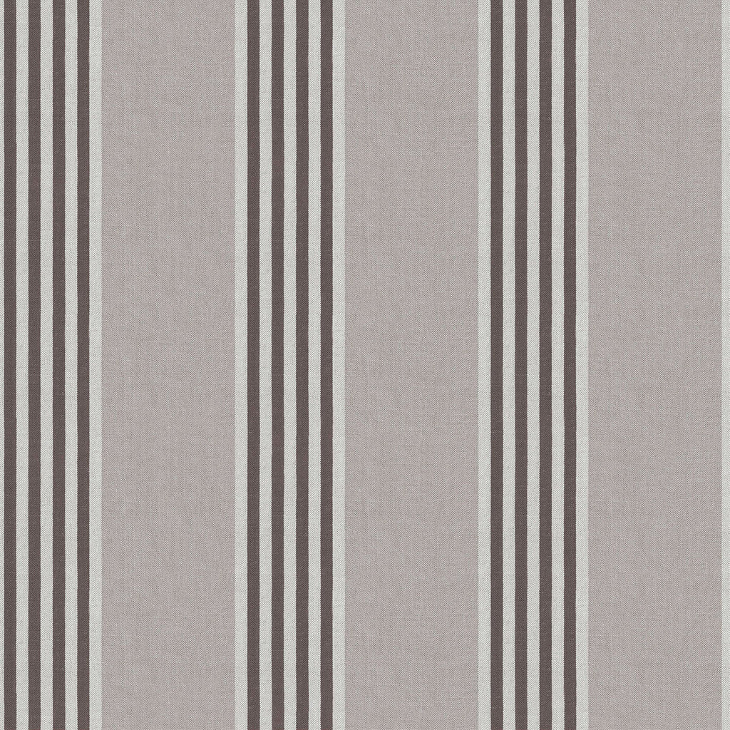 Samples and Purchasing available for Gerra - Chocolate Light Grey By Gaston Y Daniela | Gaston Serendipia | Stripes Wallcovering Print at Designer Wallcoverings and Fabrics