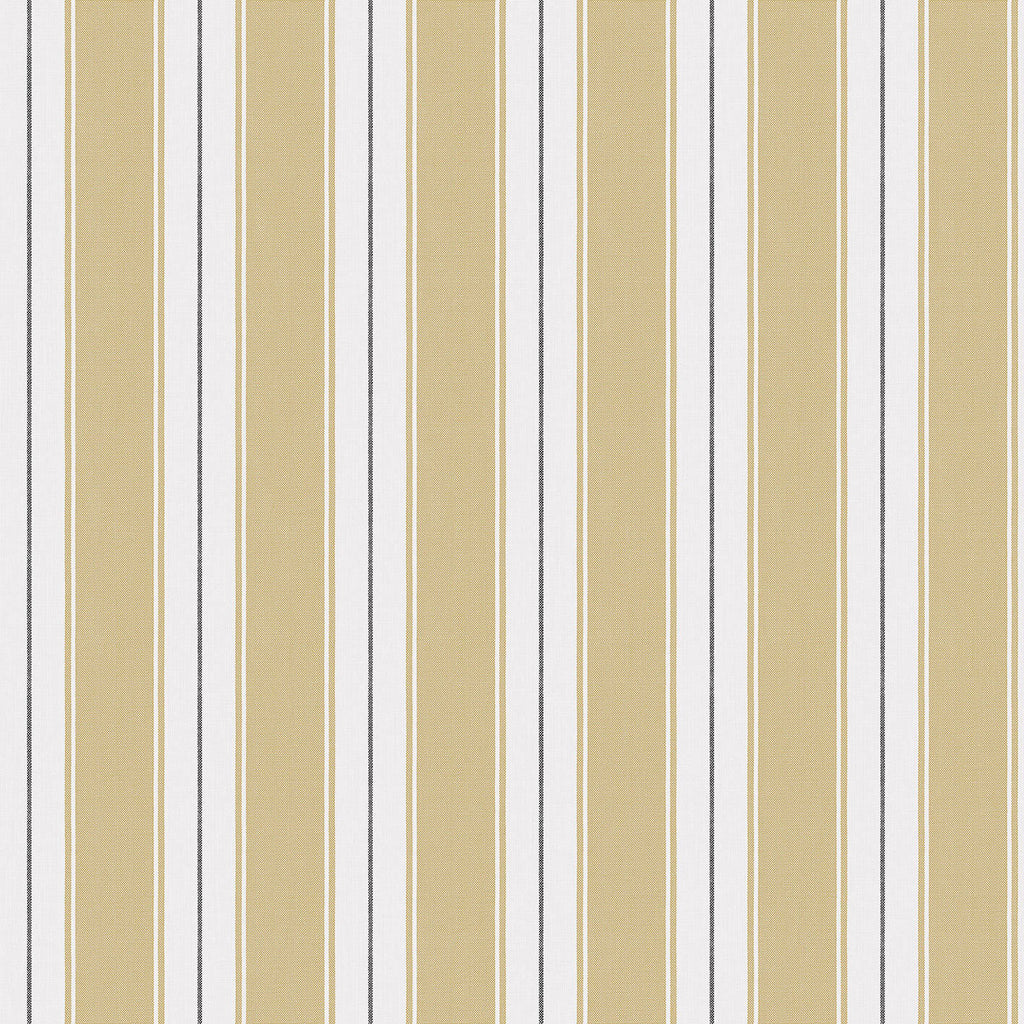 Bayona - Ocre Yellow By Gaston Y Daniela | Gaston Serendipia | Stripes Wallcovering Print