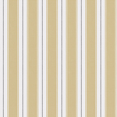 Bayona - Ocre Yellow By Gaston Y Daniela | Gaston Serendipia | Stripes Wallcovering Print