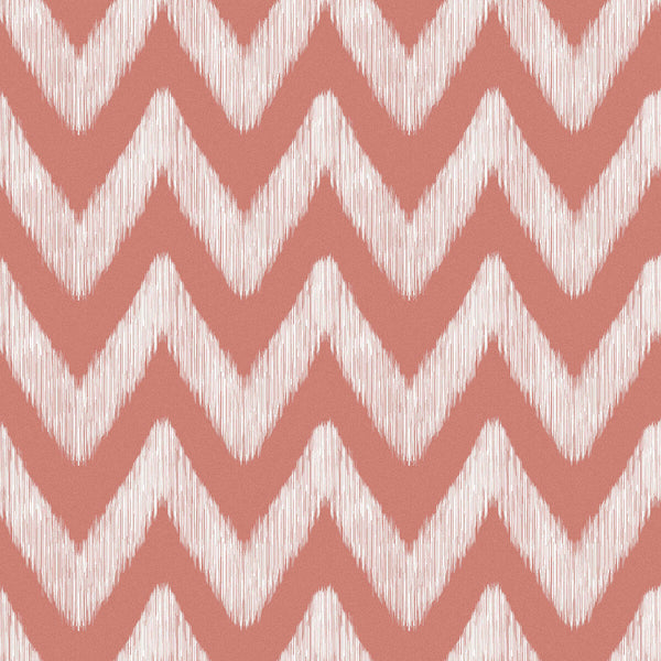 Medina - Teja Pink By Gaston Y Daniela | Gaston Serendipia | Herringbone/Tweed Wallcovering Print