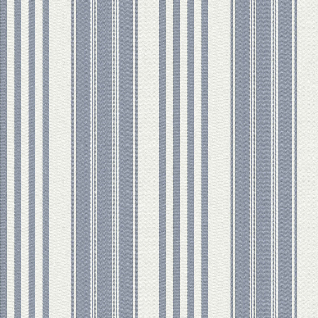 Samples and Purchasing available for Vega - Azul Blue By Gaston Y Daniela | Gaston Serendipia | Stripes Wallcovering Print at Designer Wallcoverings and Fabrics