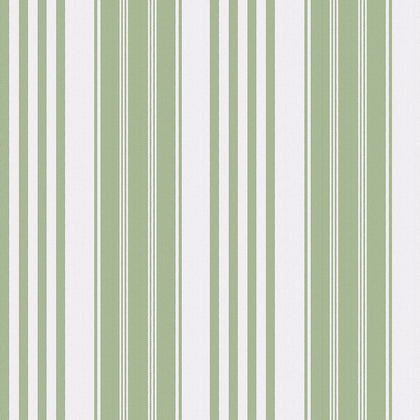 Vega - Verde Green By Gaston Y Daniela | Gaston Serendipia | Stripes Wallcovering Print