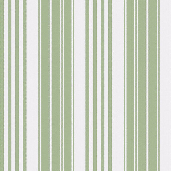 Vega - Verde Green By Gaston Y Daniela | Gaston Serendipia | Stripes Wallcovering Print