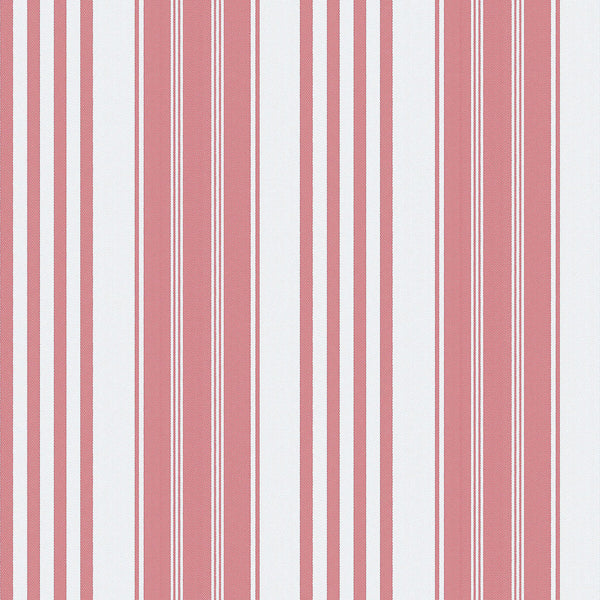 Vega - Rojo Red By Gaston Y Daniela | Gaston Serendipia | Stripes Wallcovering Print