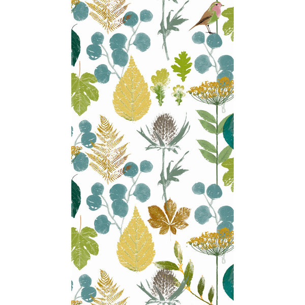 Herbarium - 1 Olive Green By Gaston Y Daniela | Gaston Serendipia | Botanical & Floral Wallcovering Print