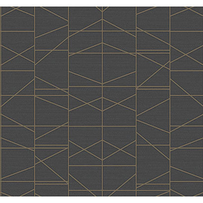Swanage Charcoal Wallcovering | Jeffrey Stevens