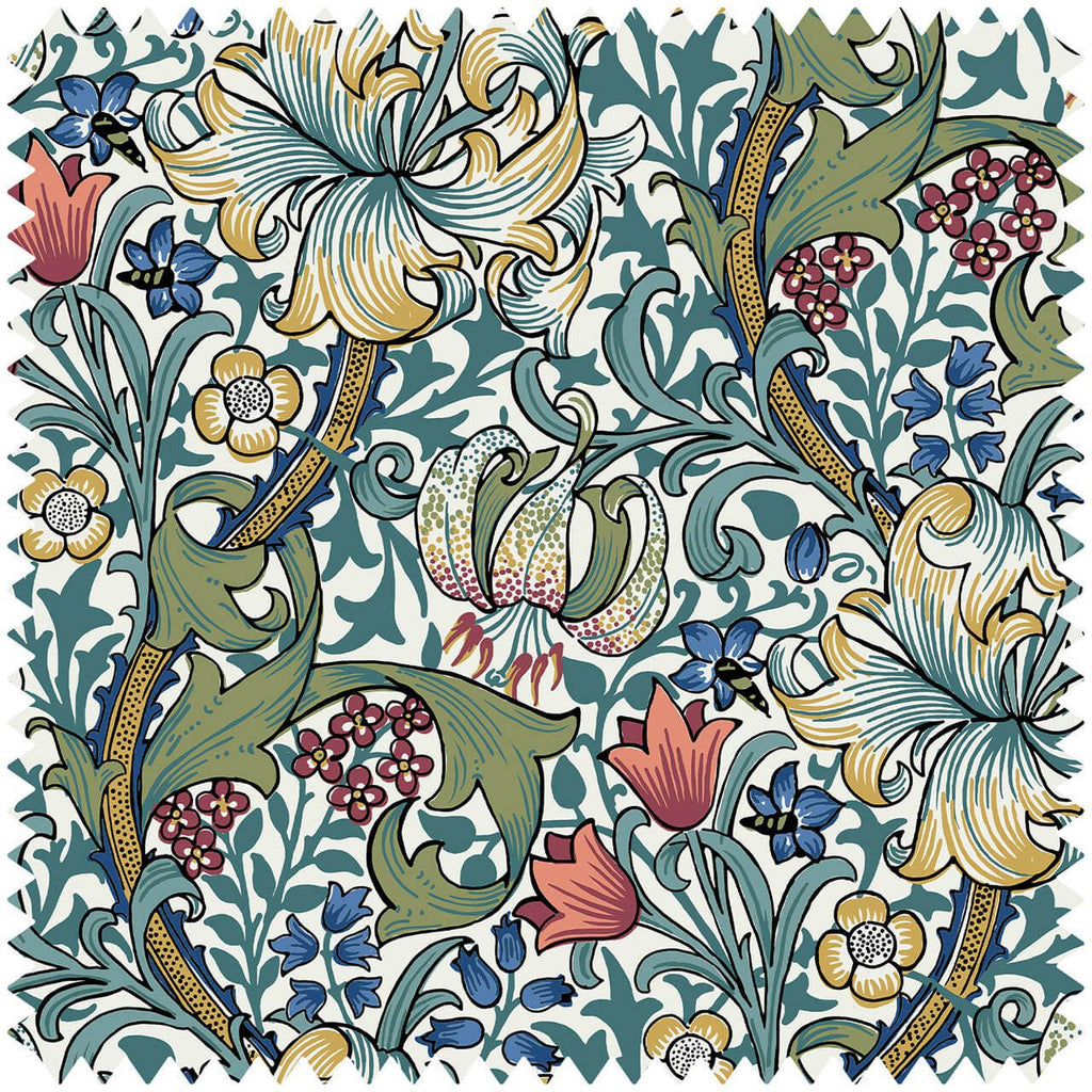 Golden Lily Jacquard Parchment, Yard
