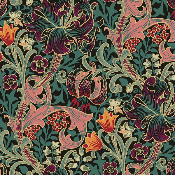 Golden Lily Apatite, Sample Wallcoverings | House of Hackney