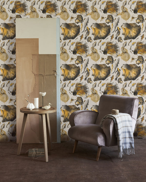 Goldfish - Ivory Wallcovering | Mind the Gap