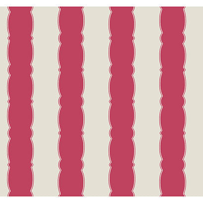 Scalloped Stripe Wallpaper | Jeffrey Stevens