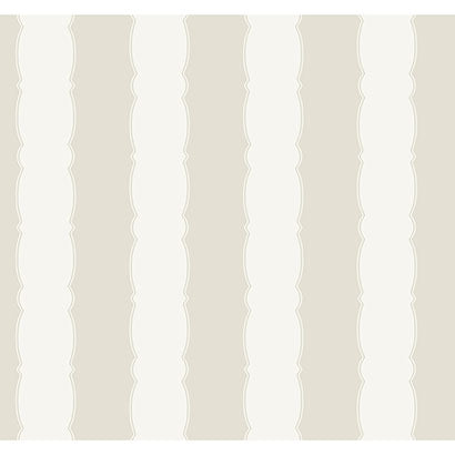 Scalloped Stripe Wallpaper | Jeffrey Stevens
