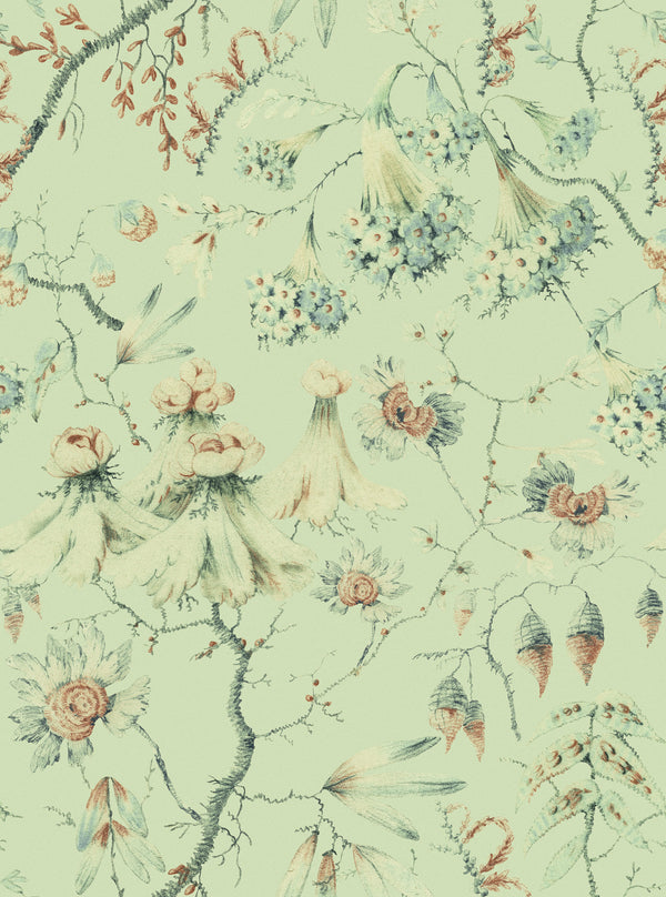 Grandma's Tapestry - Green Wallcovering | Mind the Gap