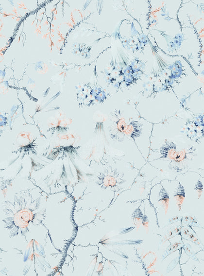 Grandma's Tapestry Skylight - Grey, Sienna, Skylight Wallcovering | Mind the Gap