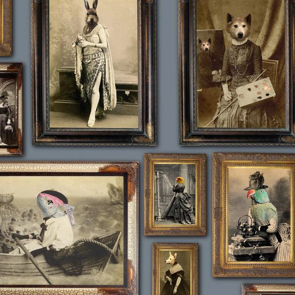 The Soire Blue Wallcovering | Graduate Collection