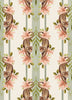 Leopard Stripe Green Wallcovering by Graduate Collection