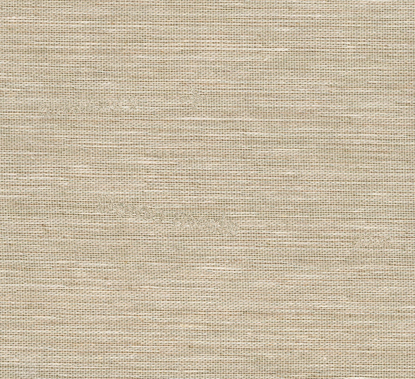 Toscana Taupe Linen Grasscloth Wallcovering | Fentucci