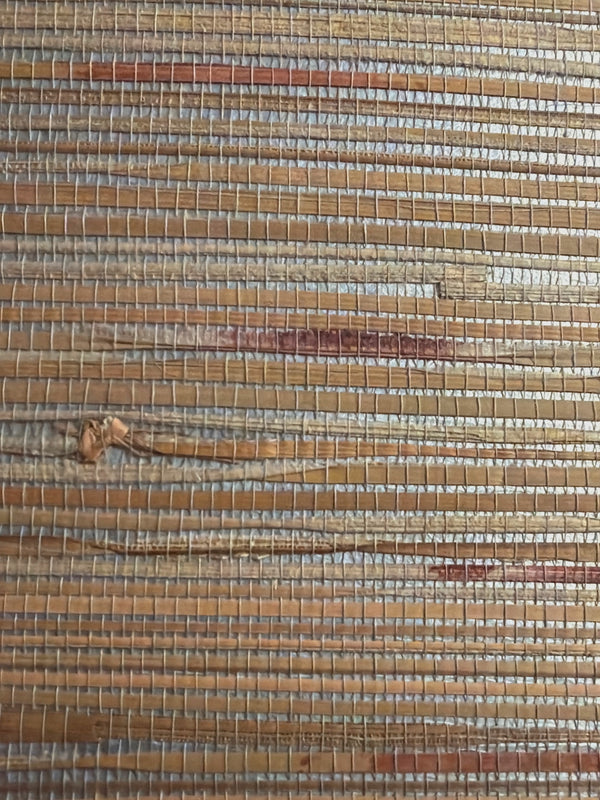Siena Mocha Grasscloth Wallcovering | Fentucci