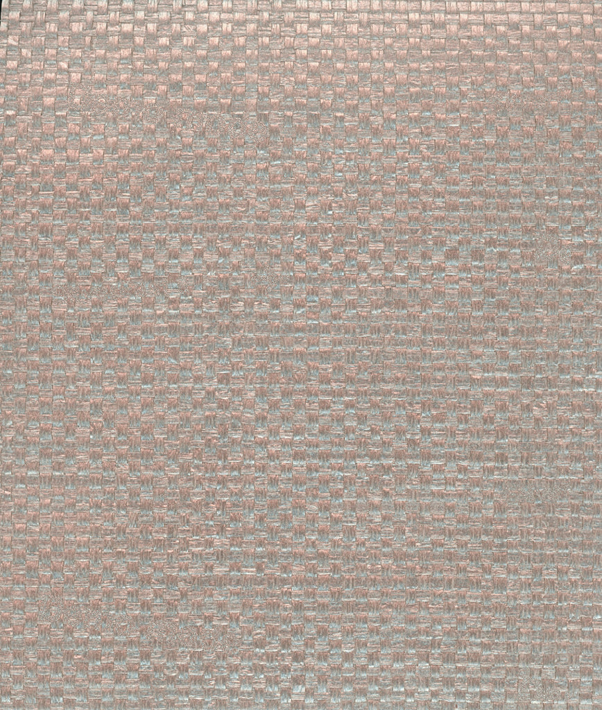 Milano Pewter Metallic Basketweave Grasscloth Wallcovering | Fentucci