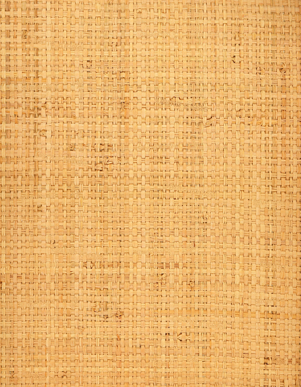 Napoli Caramel Basketweave Grasscloth Wallcovering | Fentucci