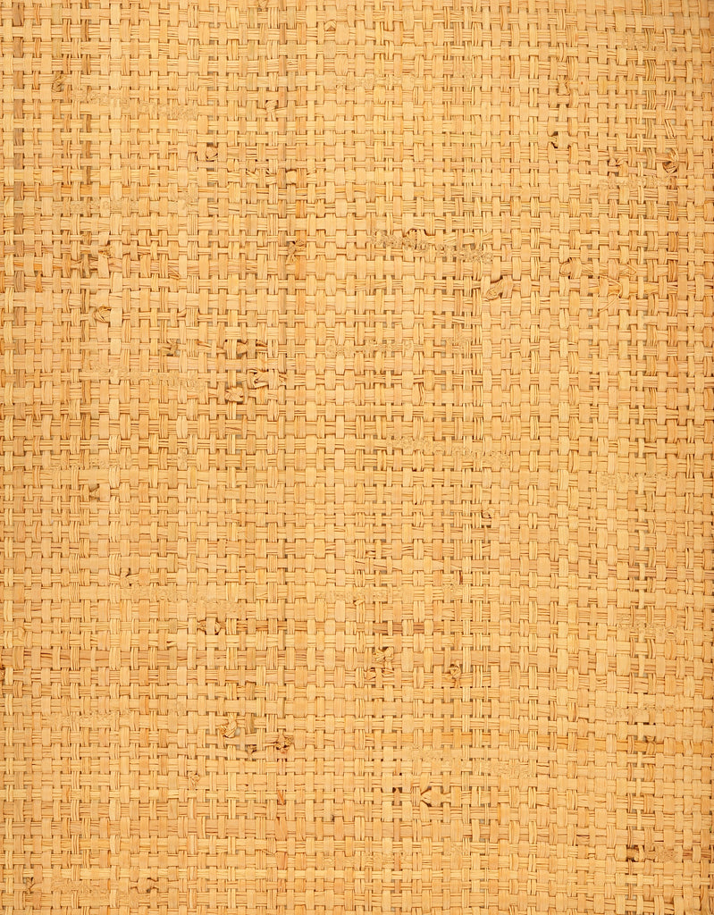 Napoli Caramel Basketweave Grasscloth Wallcovering | Fentucci