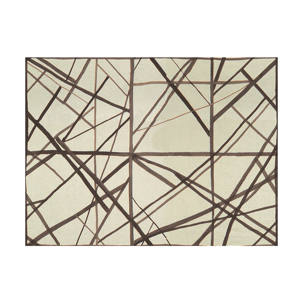 Channels - Taupe/Ivory White By Lee Jofa Modern | Kelly Wearstler Ii |Modern  Multipurpose Print