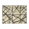 Samples and Purchasing available for Channels - Ebony/Ivory White By Lee Jofa Modern | Kelly Wearstler Ii |Modern  Multipurpose Print at Designer Wallcoverings and Fabrics