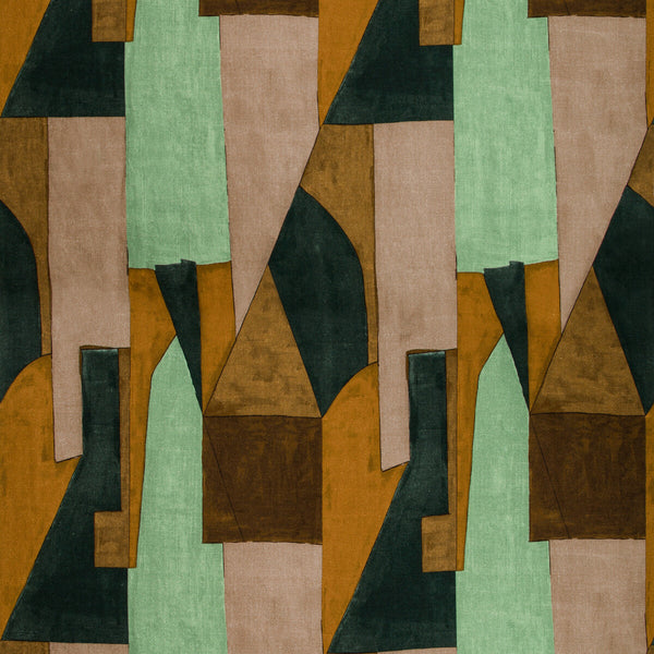 District - Tobacco Multi By Lee Jofa Modern | Kelly Wearstler V |Modern  Multipurpose Print