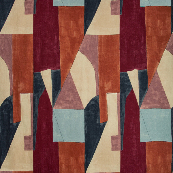 District - Claret Multi By Lee Jofa Modern | Kelly Wearstler V |Modern  Multipurpose Print