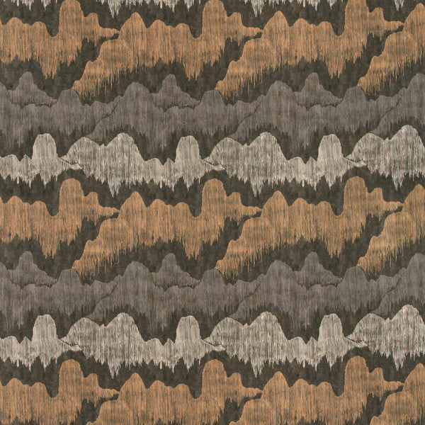 Cascadia - Noir Black By Lee Jofa Modern | Kelly Wearstler V |Chinoiserie Modern Multipurpose Print