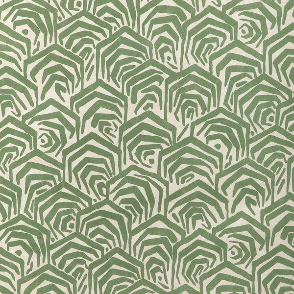 Greene Print - Spruce Green By Lee Jofa Modern | Soho |Abstract Geometric Multipurpose Print