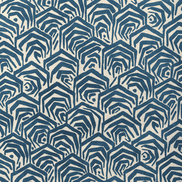 Greene Print - Pacific Blue By Lee Jofa Modern | Soho |Abstract Geometric Multipurpose Print