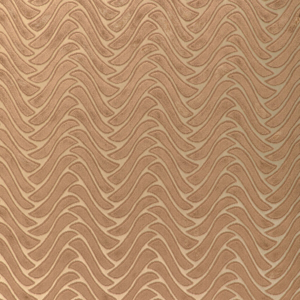 Crosby Velvet - Camel Brown By Lee Jofa Modern | Soho |Abstract Geometric Upholstery Velvet