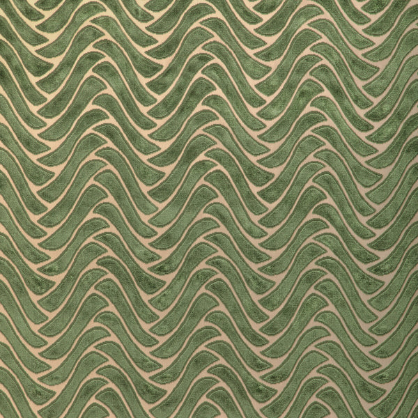 Crosby Velvet - Sage Green By Lee Jofa Modern | Soho |Abstract Geometric Upholstery Velvet