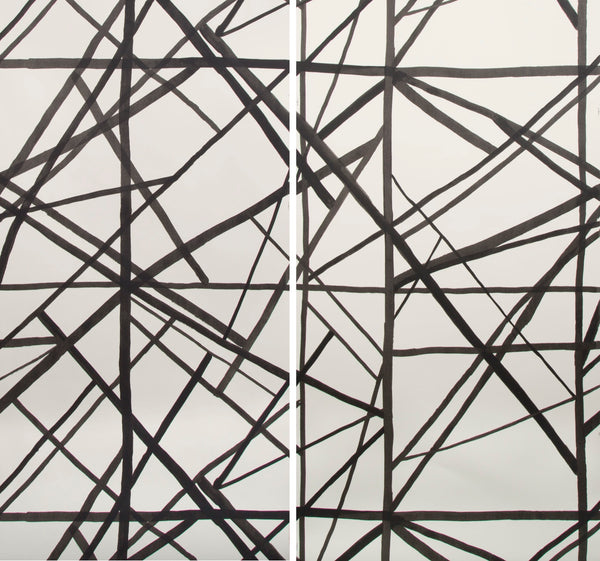 Channels Paper Ebony/Ivory | Groundworks