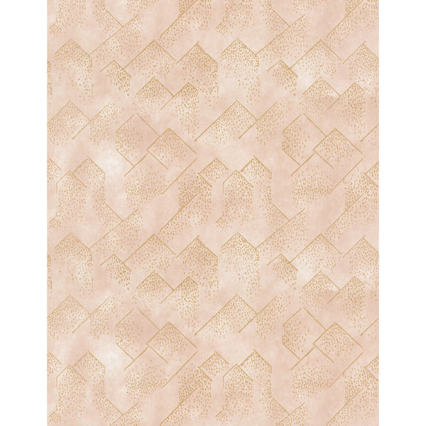 Brink Paper - Blush/Gold Multi By Lee Jofa Modern | Kelly Wearstler Wallcoverings Iii | Modern Wallcovering