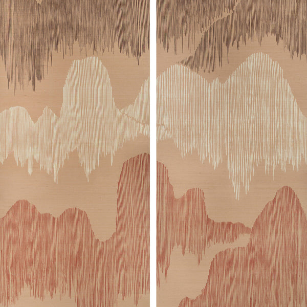 Cascadia Paper - Blush Multi By Lee Jofa Modern | Kelly Wearstler Wallcoverings Iv | Modern Wallcovering Murals / Panels