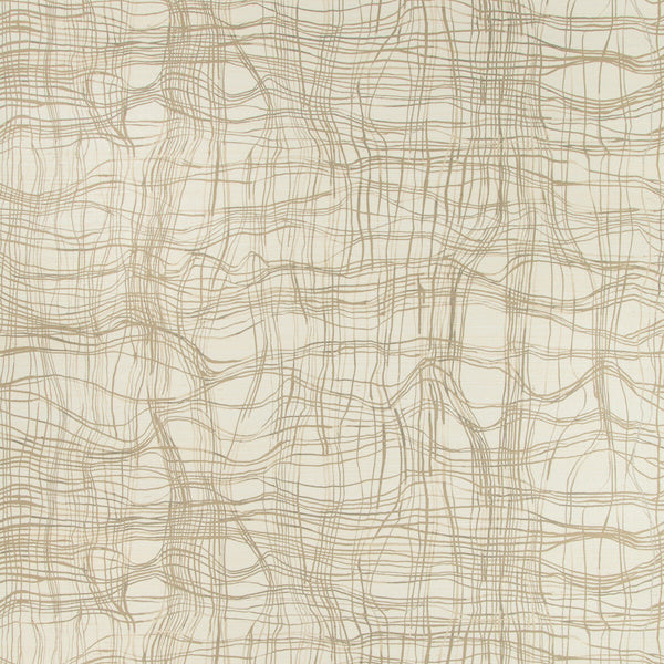 Entangle Paper - Almond Beige By Lee Jofa Modern | Kelly Wearstler Wallcoverings Iv | Modern Wallcovering