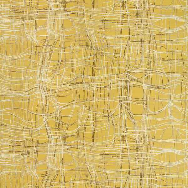 Entangle Paper - Mustard Yellow By Lee Jofa Modern | Kelly Wearstler Wallcoverings Iv | Modern Wallcovering