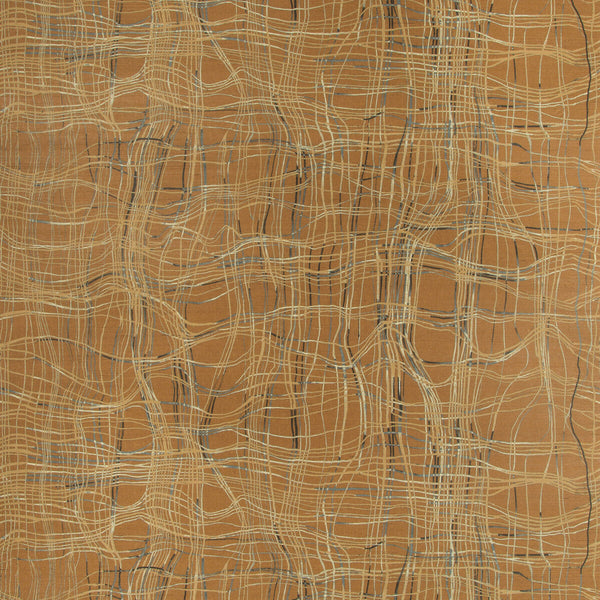 Entangle Paper - Saddle Brown By Lee Jofa Modern | Kelly Wearstler Wallcoverings Iv | Modern Wallcovering
