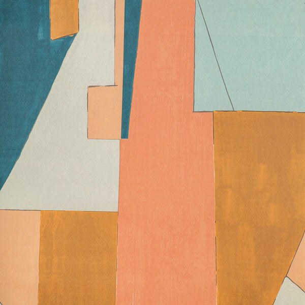 District Paper - Apricot Multi By Lee Jofa Modern | Kelly Wearstler Wallcoverings V | Modern Wallcovering
