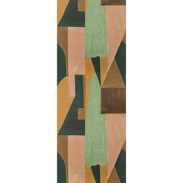 District Paper - Tobacco Multi By Lee Jofa Modern | Kelly Wearstler Wallcoverings V | Modern Wallcovering